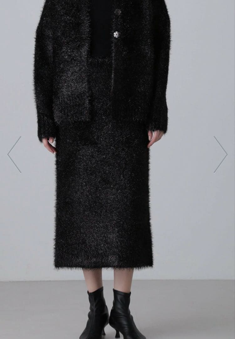 ADORE アドーア　スパークルラメニットスカート