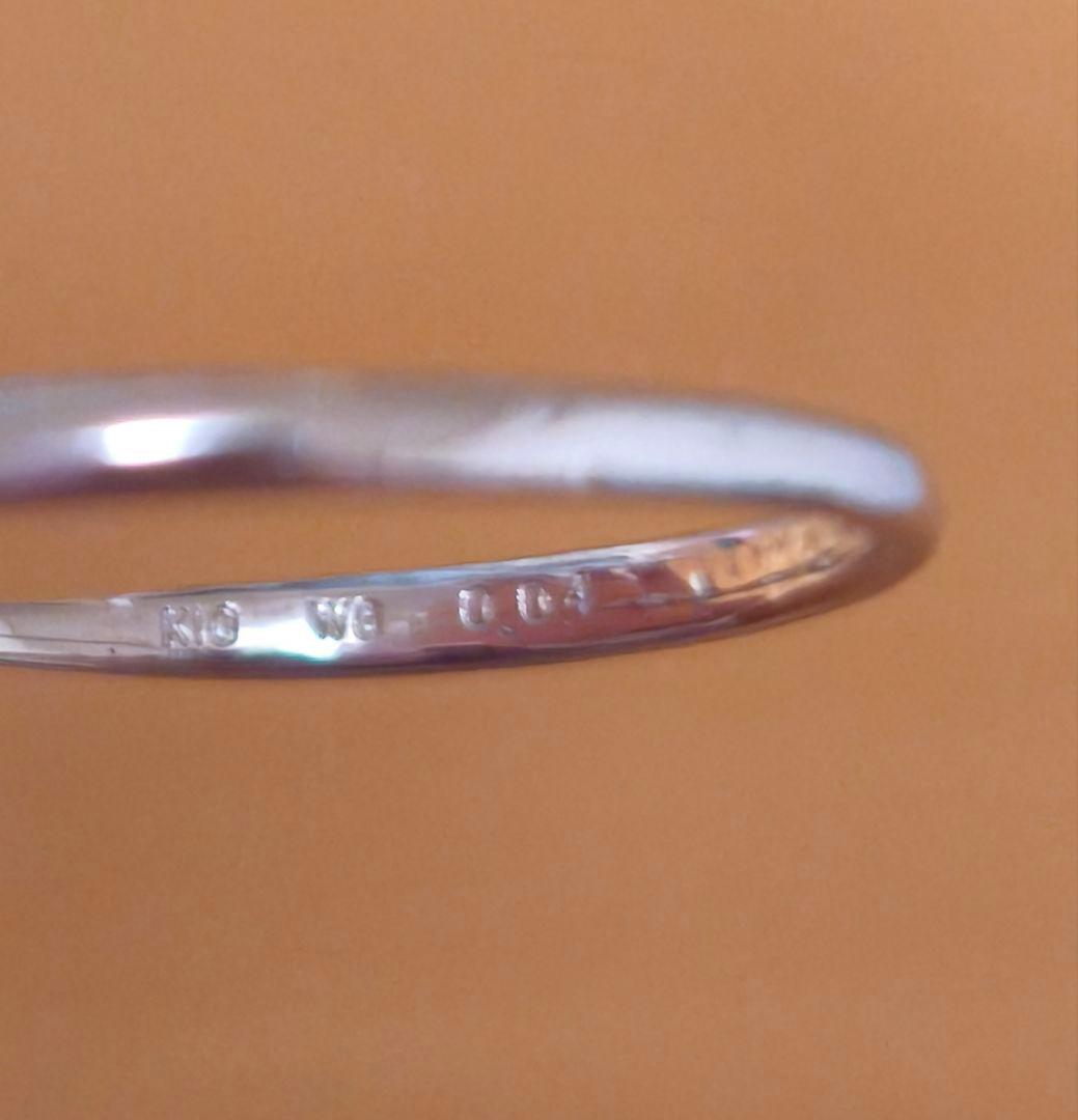 サマンサシルヴァ ダイヤモンドリング 0.04ct 9号程度