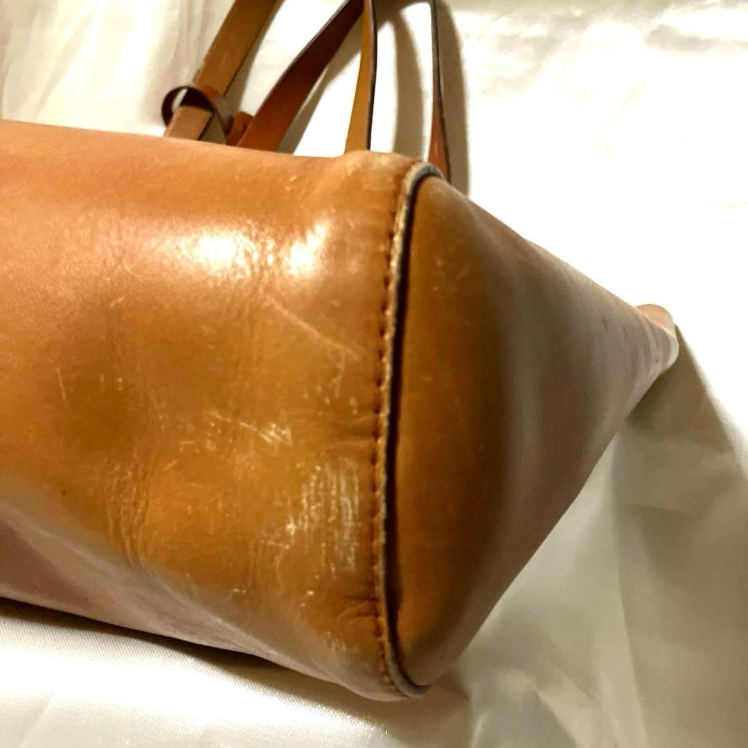 ラルフローレン　ブラウンレザートートバッグ タグ付き（大容量)