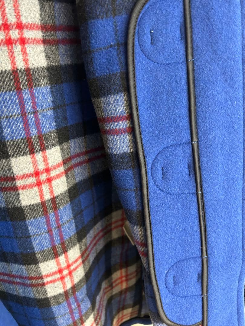 ENGLAND LONDON Traditionダッフルコート 青　42