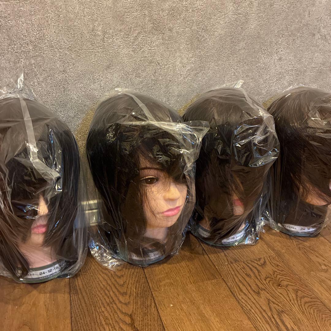 美容師 国家試験本番用カットウィッグ 新品未開封。24-12-19