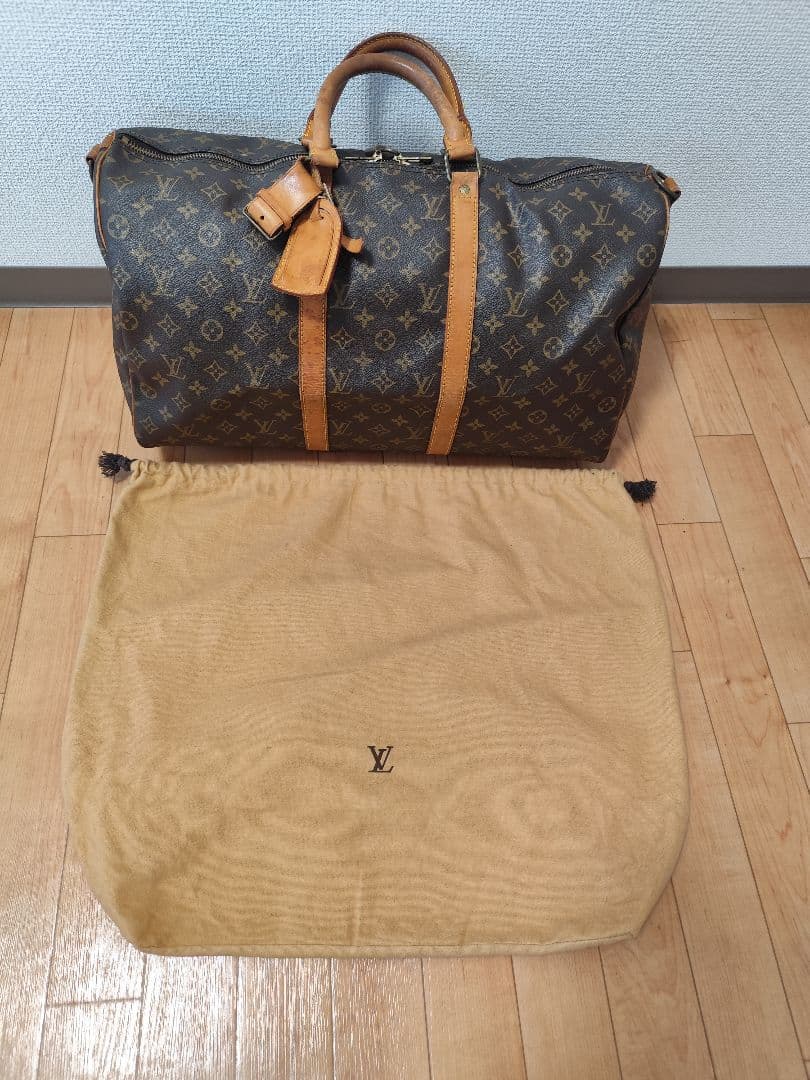 正規品　LOUIS VUITTON キーポルバンドリエール50 モノグラム