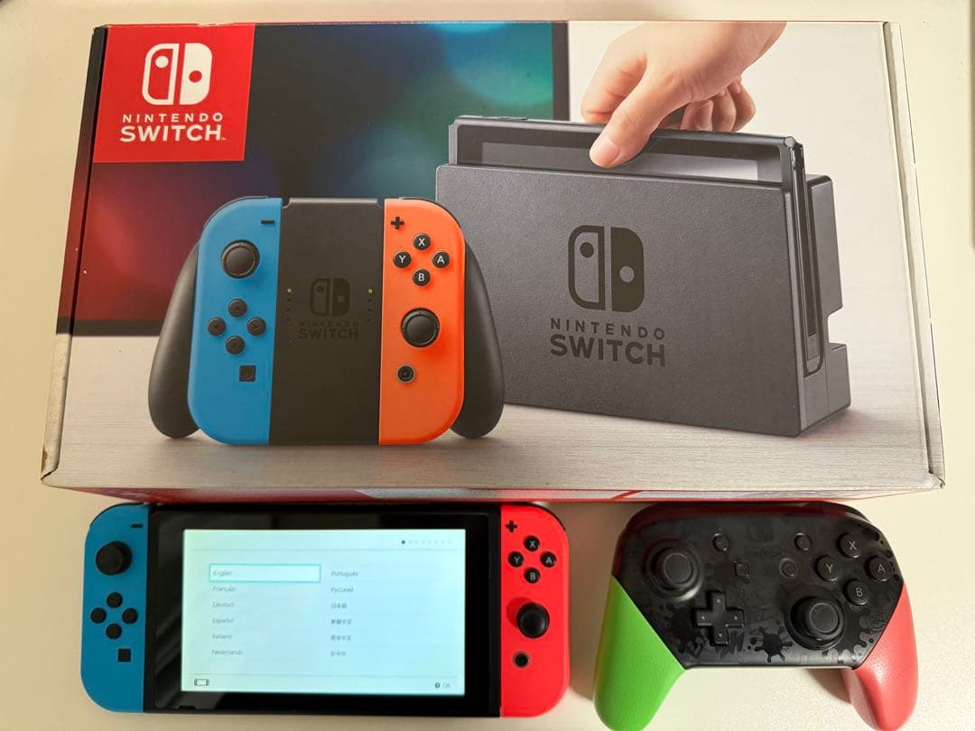 Nintendo Switch 本体　プロコン　sdカード セット