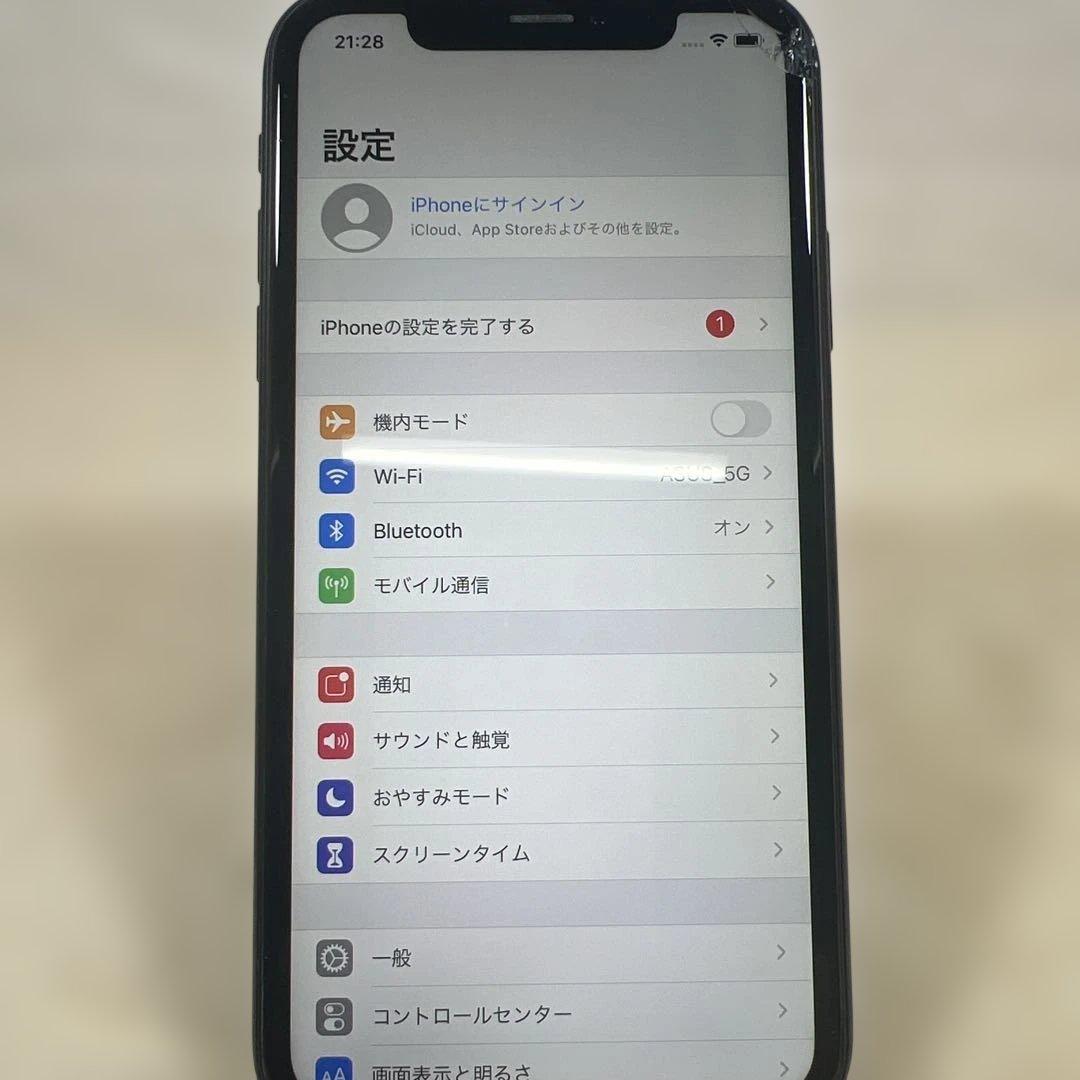 iphone XR 64GB バッテリー87%