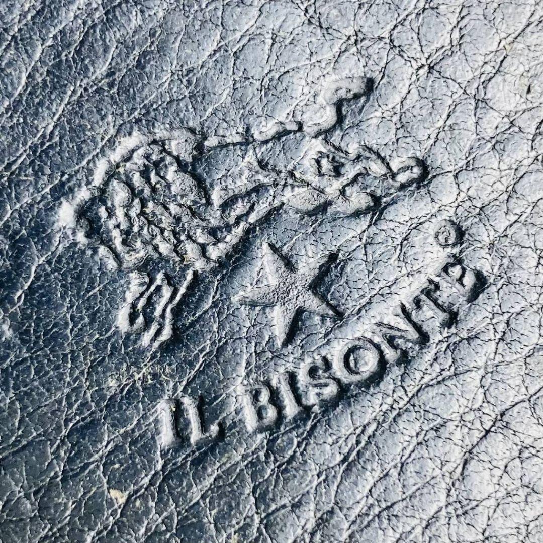 【高級感漂う美しい本革】IL BISONTE　長財布　ネロ　大容量　バイソン刻印