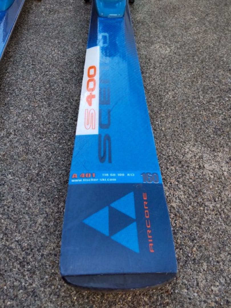 FISCHER 400 スキー板 バインディング付き
