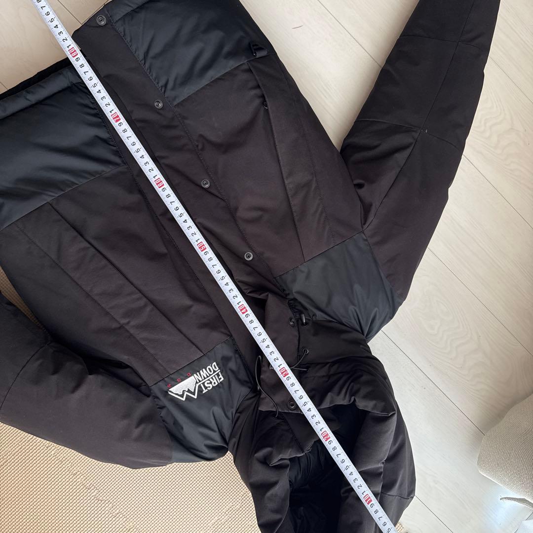 FIRST DOWN ブラックダウンジャケット Sサイズ