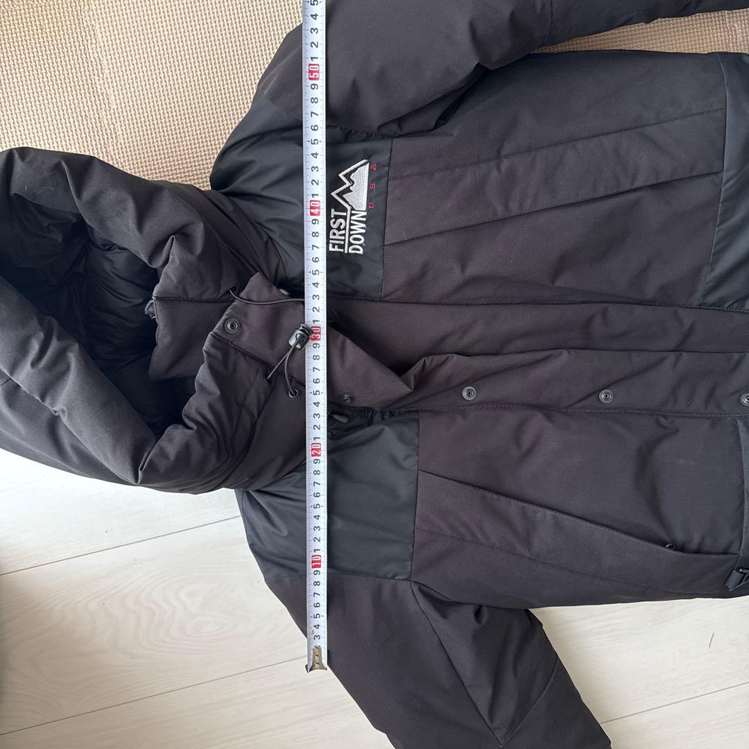 FIRST DOWN ブラックダウンジャケット Sサイズ