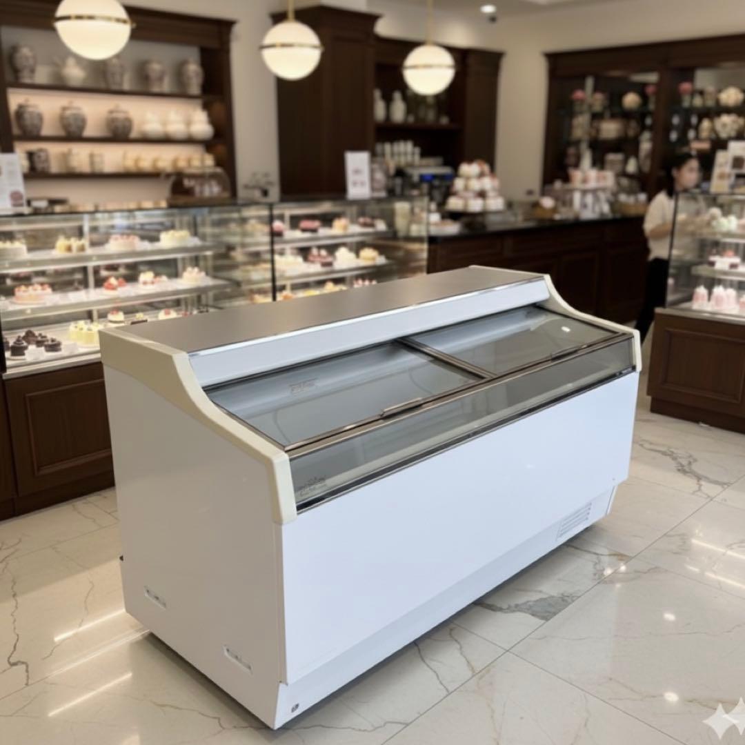 2096【戸塚区引取割引有り】冷凍ショーケース アイスフリーザー