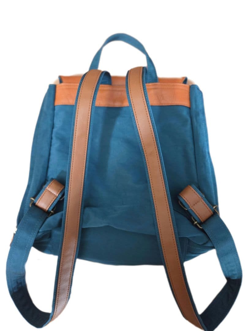 【美品】豊岡鞄 牛革使い リュック バックパック