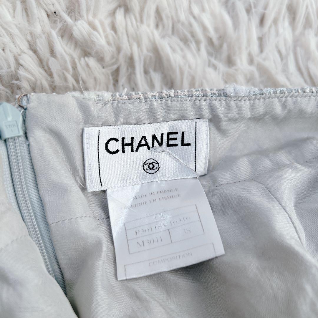 CHANEL シャネル スカート ツイード スパンコール