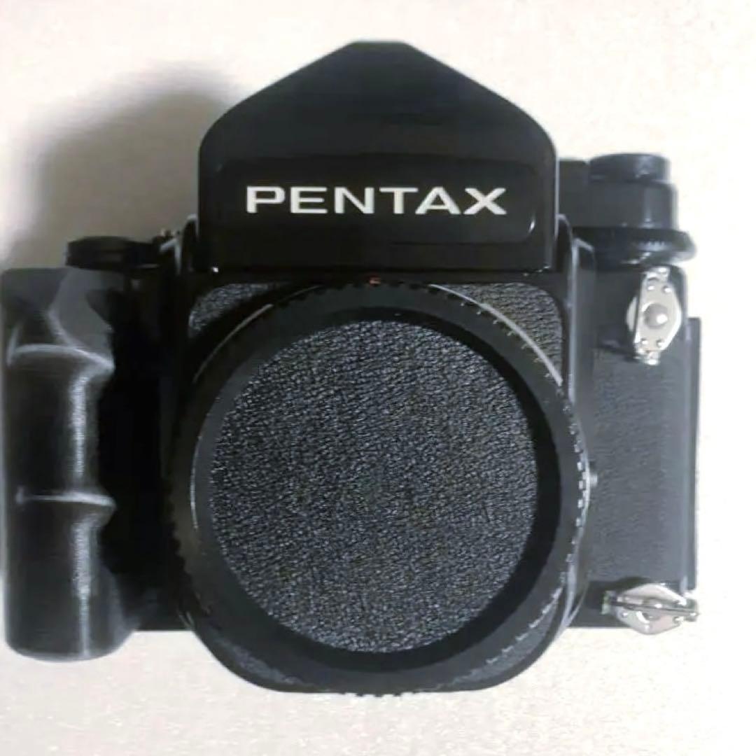 【完動品】PENTAX67 後期　TTL 美品　箱、説明書付き