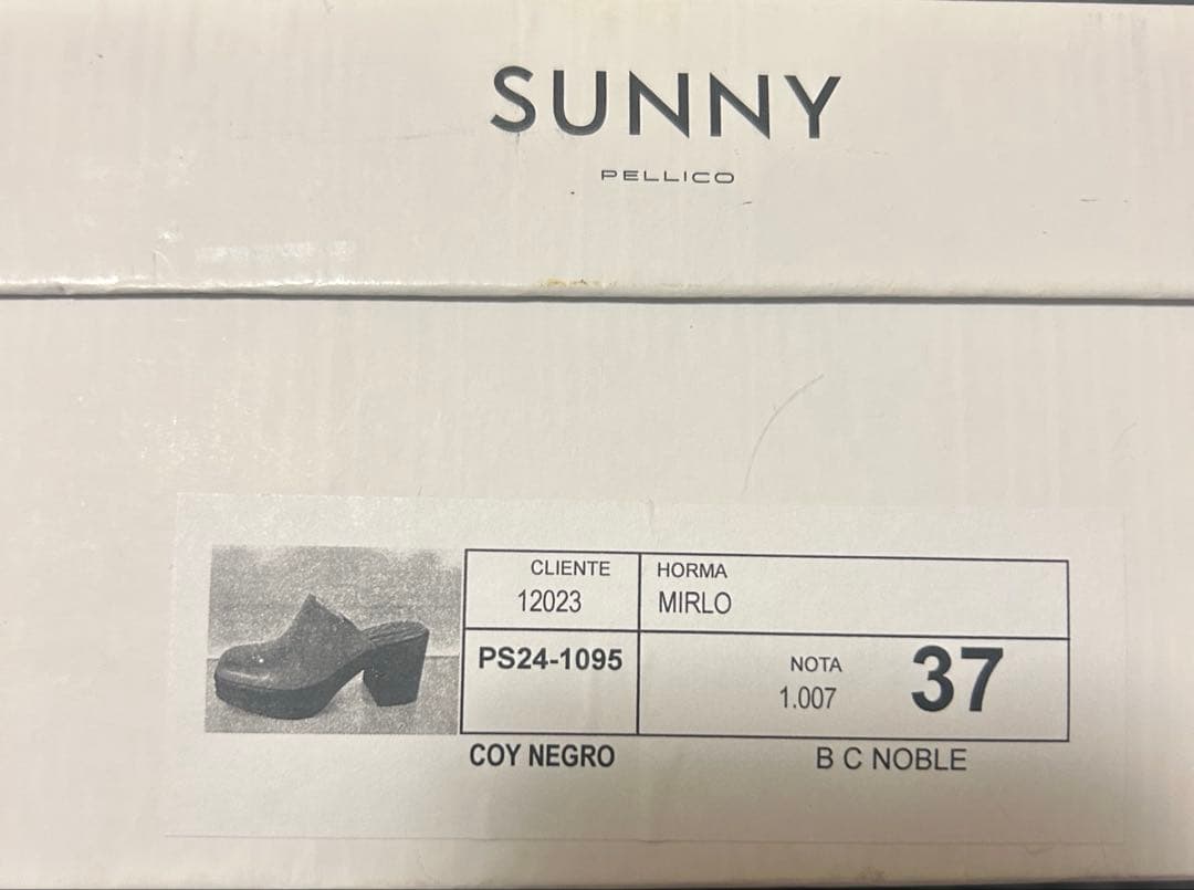 ◾︎PELLICO SUNNY◾︎23.5◾︎サボ◾︎クロッグサンダル◾︎ブラック