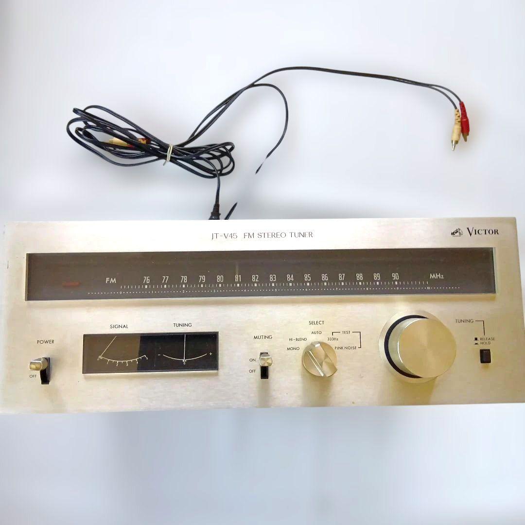キャビネット付　Victor JT-V6 FMステレオチューナー
