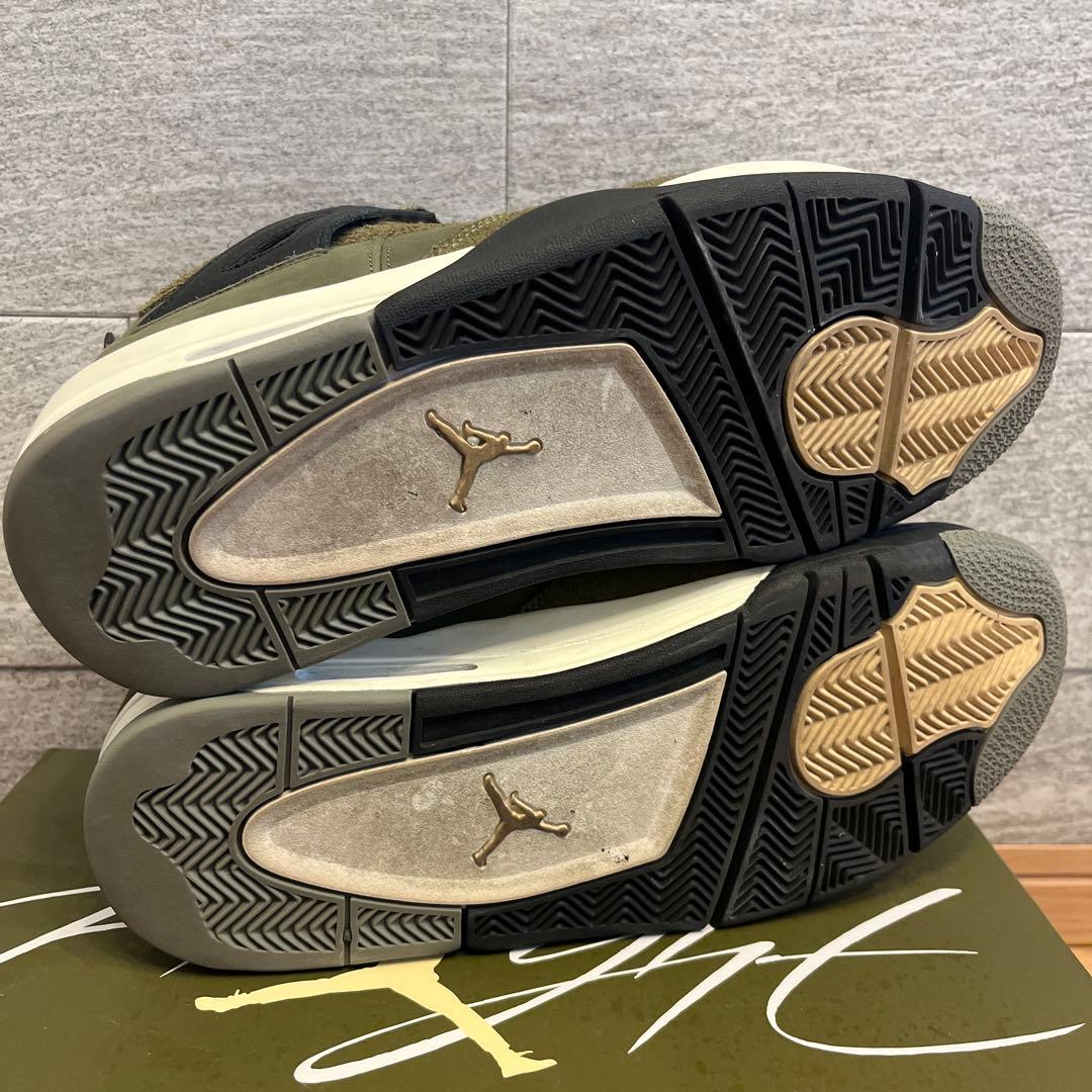 と*と様 【300円スタート】Air Jordan 4 オリーブ