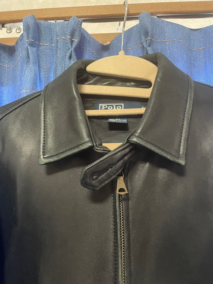 【最終値下中】ラルフローレン　革ジャケット　ブラウン