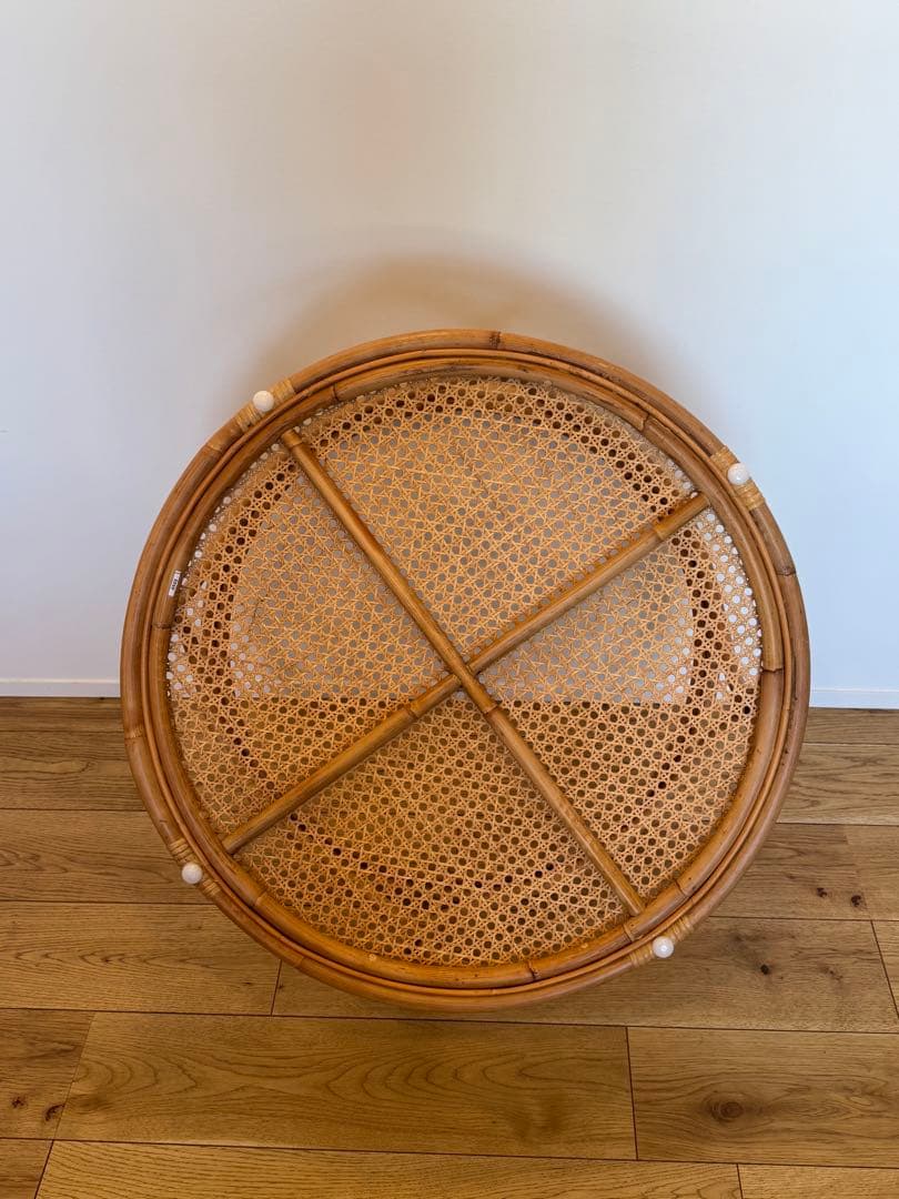 unico ウニコ WEAVA(ウィーバ) ラタン調センターローテーブル