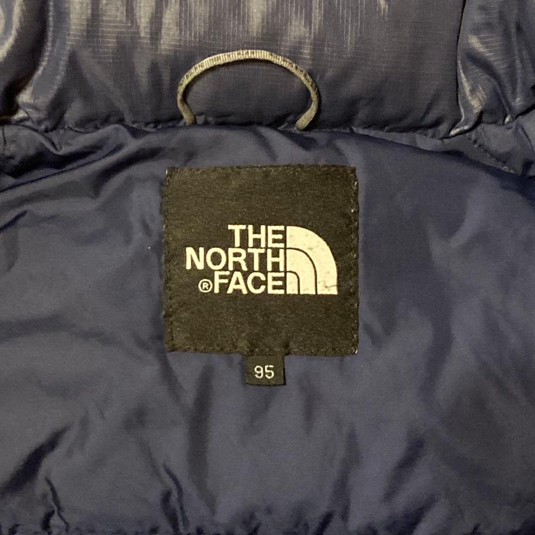 【ザ・ノースフェイス】ヌプシ　ダウンベスト　XL 刺繍ロゴ 700 希少カラー