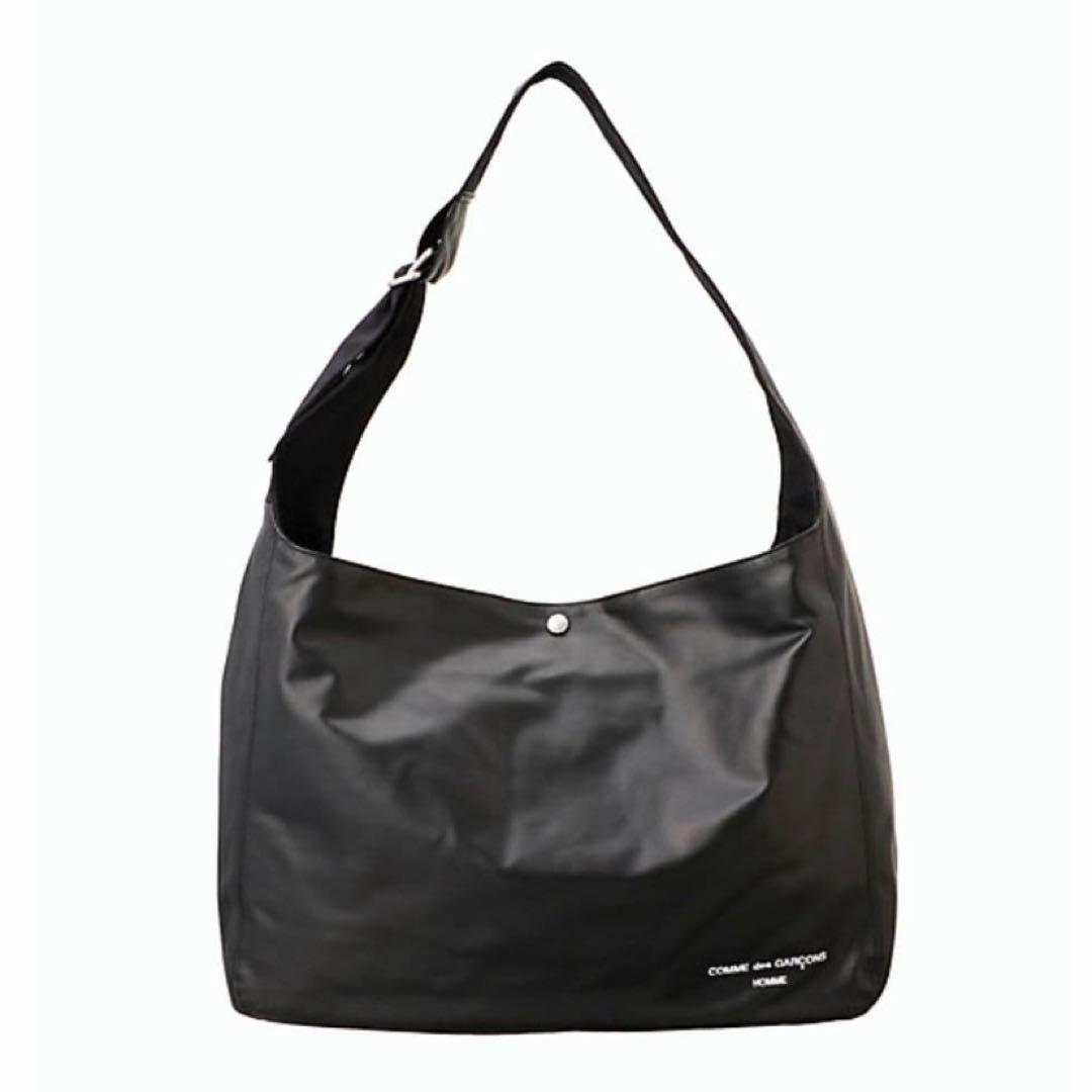 コムデギャルソンオム メッセージャー ショルダー ロゴ バッグ