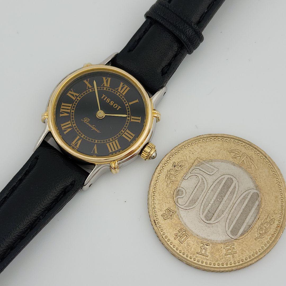 希少​美品・電池交換済TISSOT ティソ ブティック 新品 ベルト 稼働品