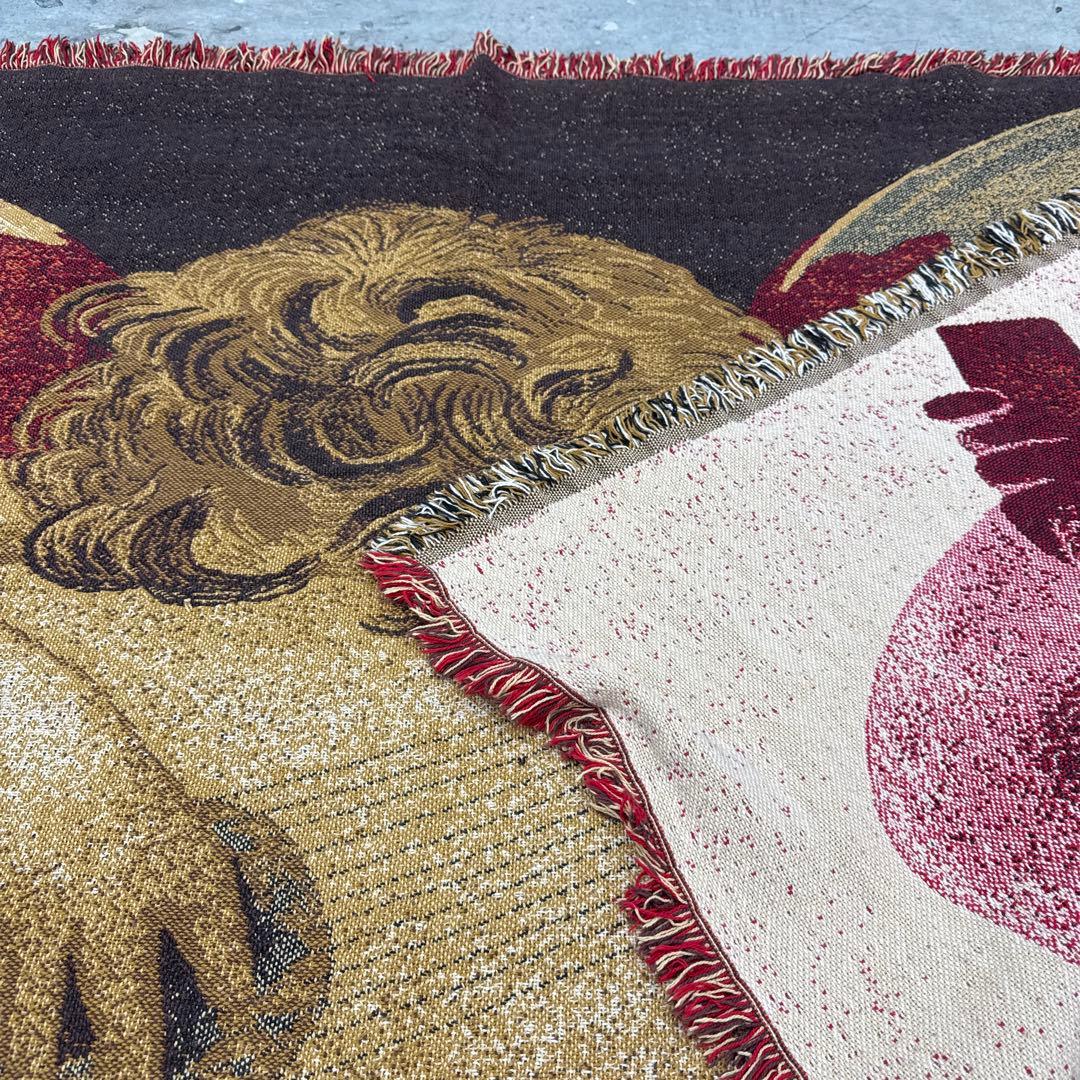 マンダリンを奏でる天使　マルチカバー　ソファカバー　ラグ　111x170