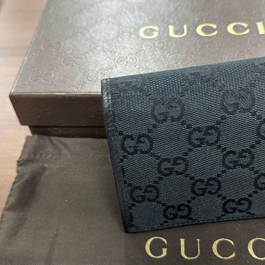 新品同様‼️ グッチ　GUCCI 財布　二つ折り　長財布　GGキャンバス