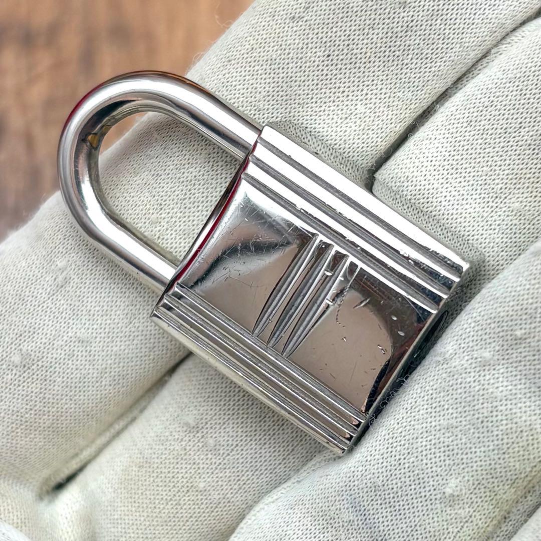 ⛄極美品⛄エルメス カデナ パドロック南京錠 鍵 no.59 シルバー#23