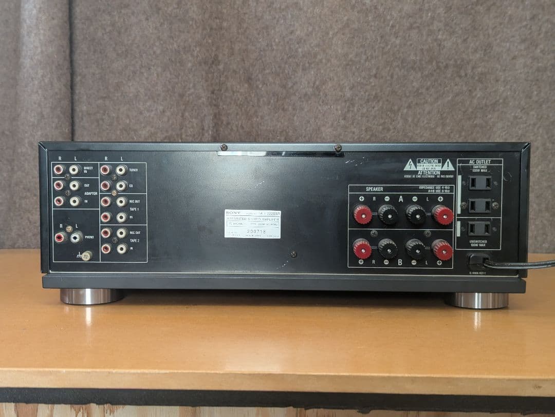 ​SONY TA-F222ESR プリメインアンプ【整備済・ヘッドホン端子新品】