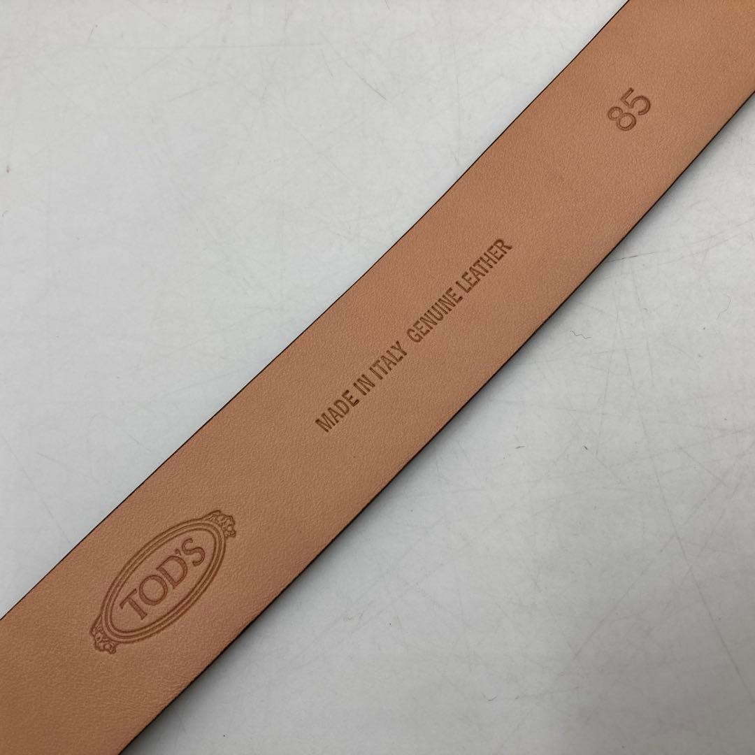 ⭐️美品⭐️トッズ ベルト イタリア製 85 レディース ブラック レザー
