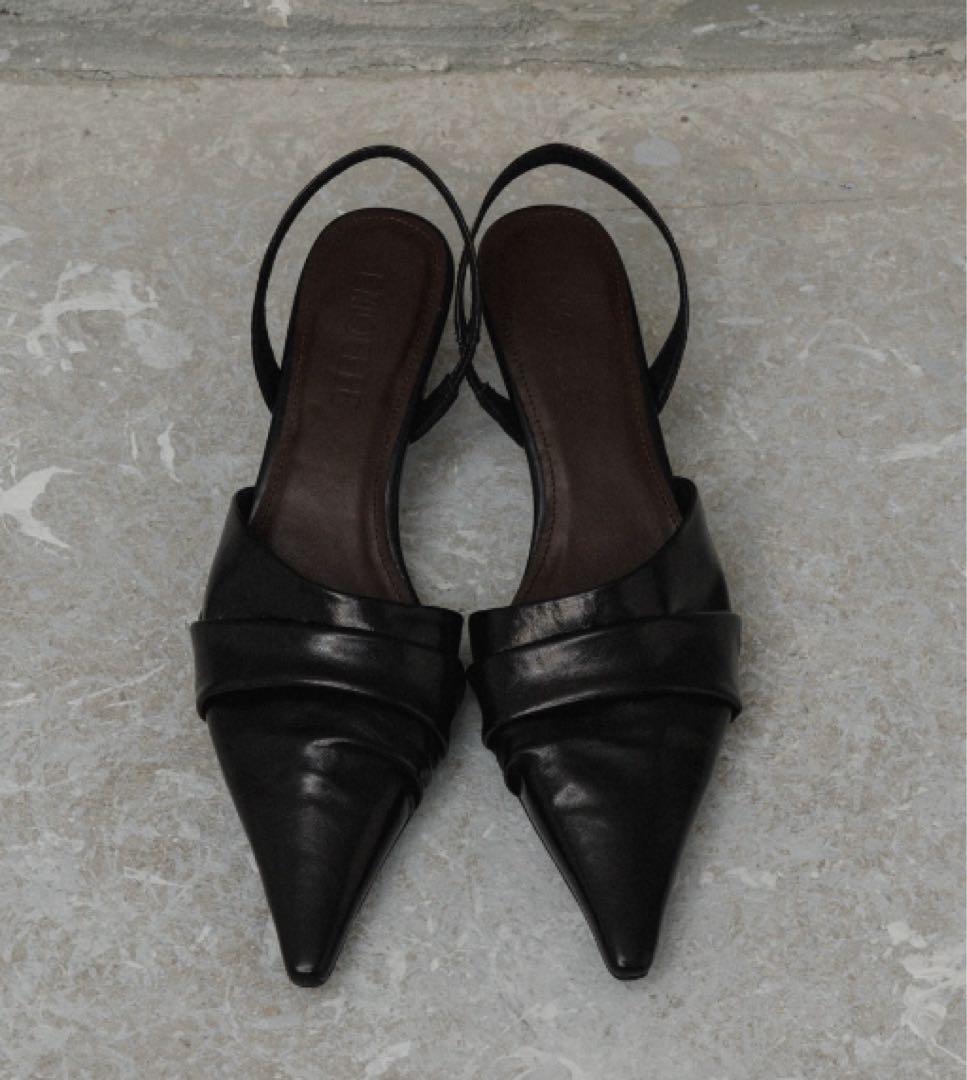 【完売商品】アダムエロペ《EMOELLE》セパレートミュール　ブラック