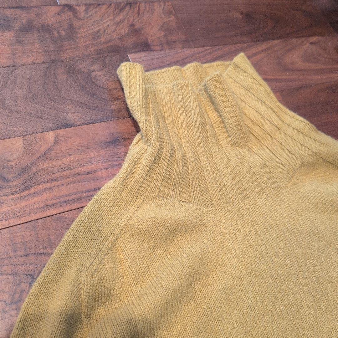 な*め様 MARGARETHOWELLスコットランド製カシミヤ100％ロールネッ