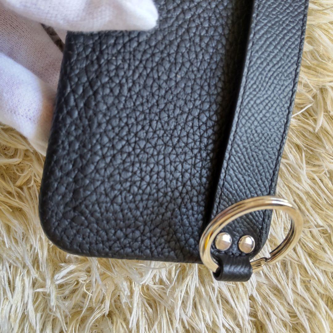 極美品✨BONAVENTURA iPhone 15pro ハンドル付き 黒