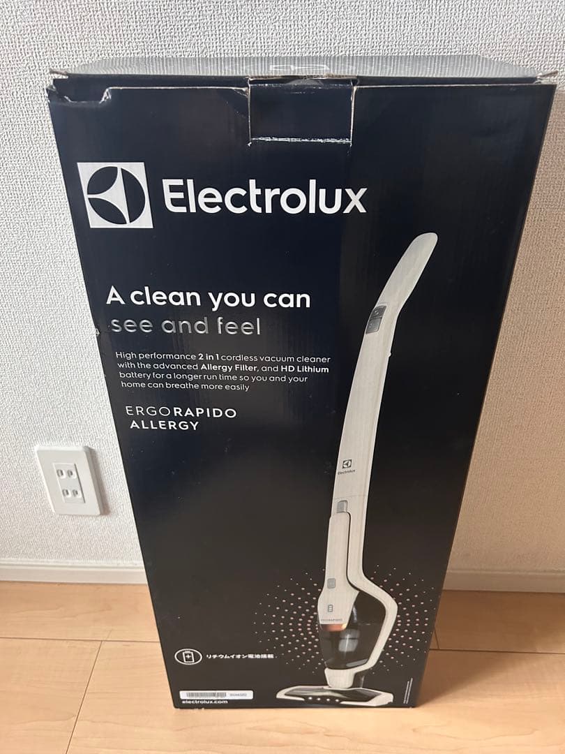 【未使用】Electrolux エルゴラピード リチウム ZB3513SW