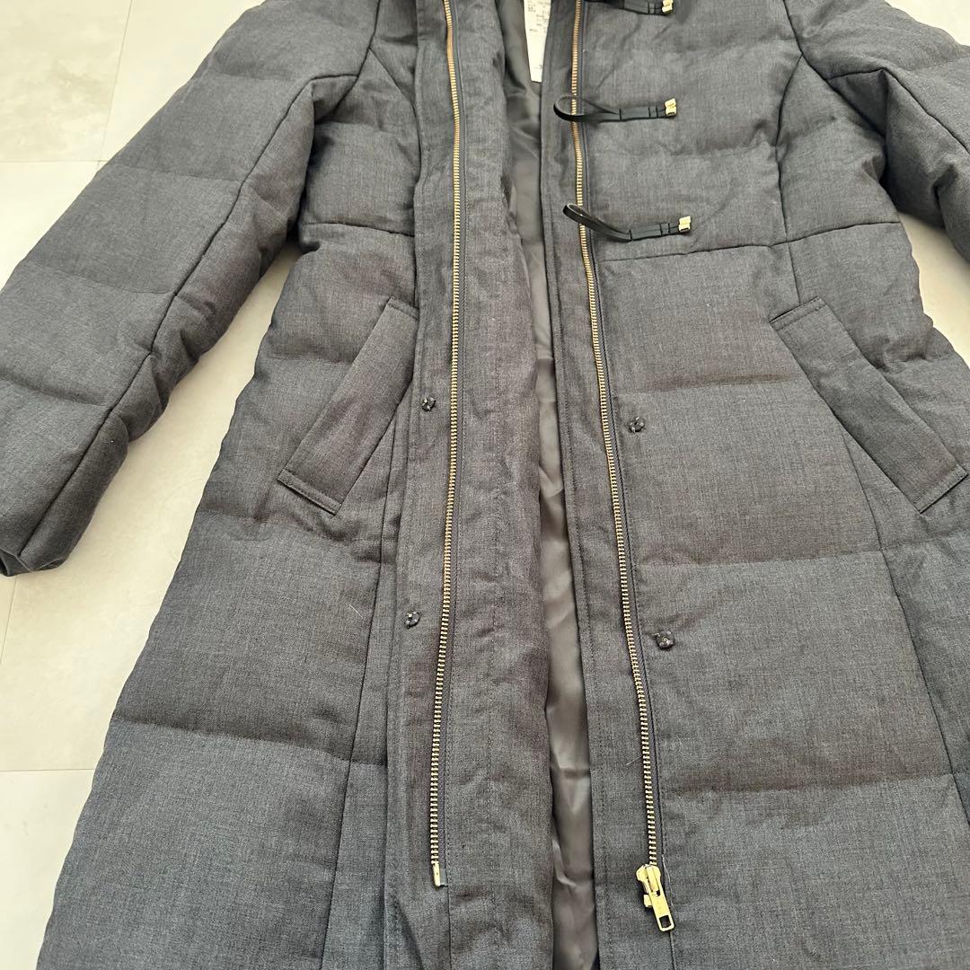 新品❁﻿ジルバイジルスチュアート フォックスファー付ロングダウンコート グレーS