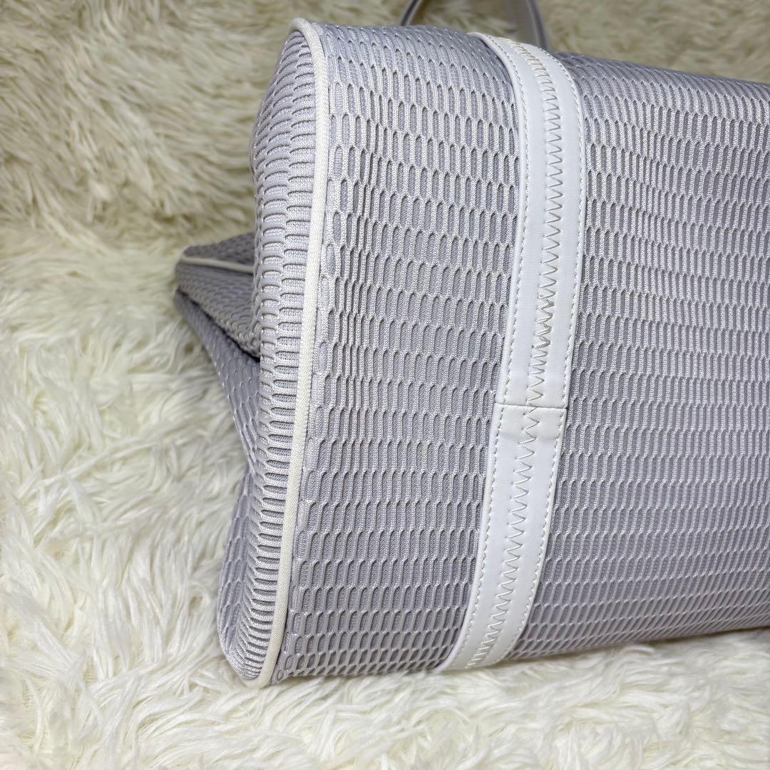 qbag paris ネスト　メッシュ トート　マザーズバッグ グレー L