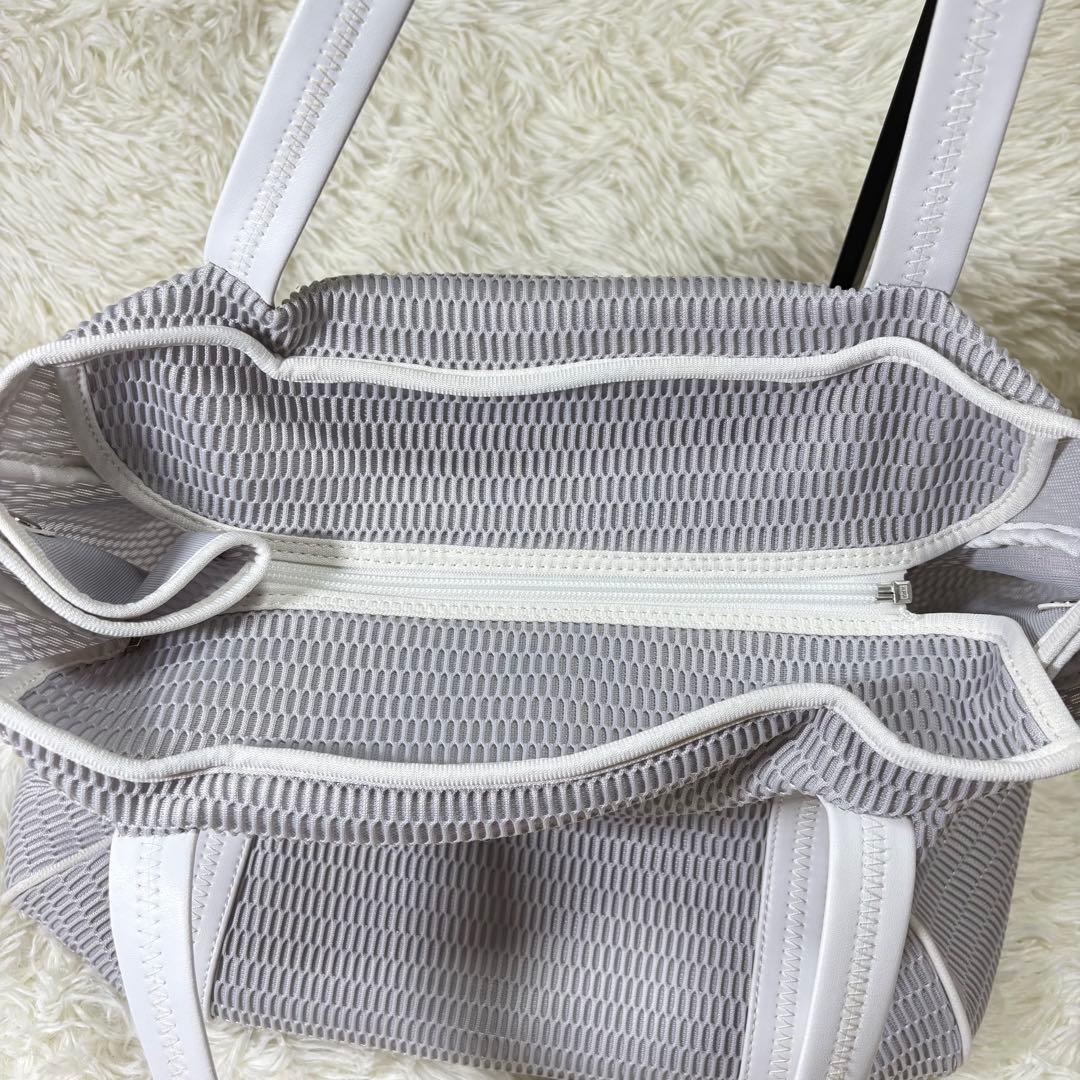 qbag paris ネスト　メッシュ トート　マザーズバッグ グレー L