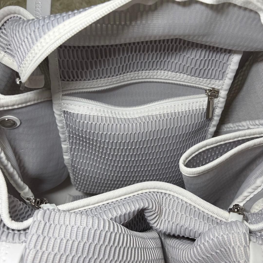 qbag paris ネスト　メッシュ トート　マザーズバッグ グレー L