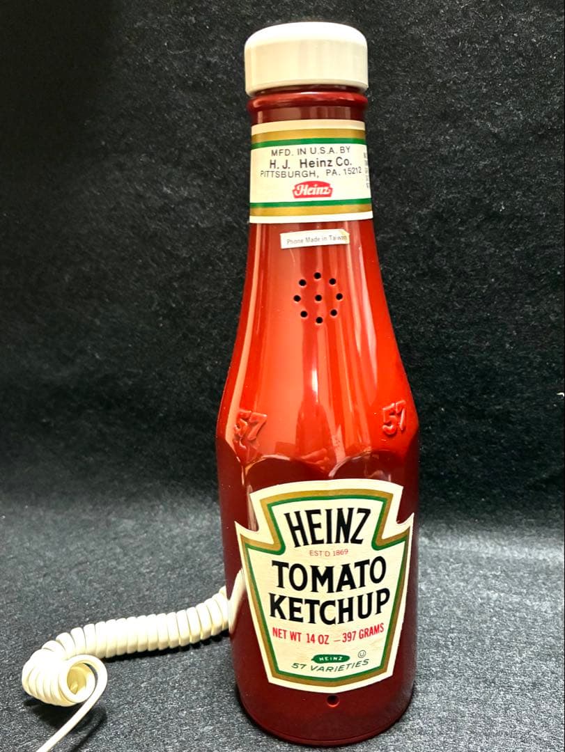ハインツ　HEINZ ケチャップボトル　電話機　アドバタイジング ビンテージ