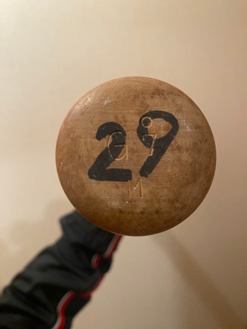 ミズノプロ硬式木製バットNPBロゴ入り　プロ支給品　ジャイアンツ