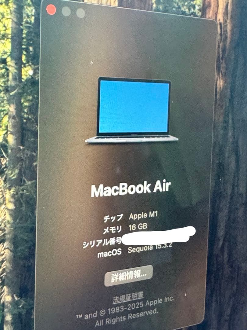 MacBook本体 mac book air m1 16g 500G