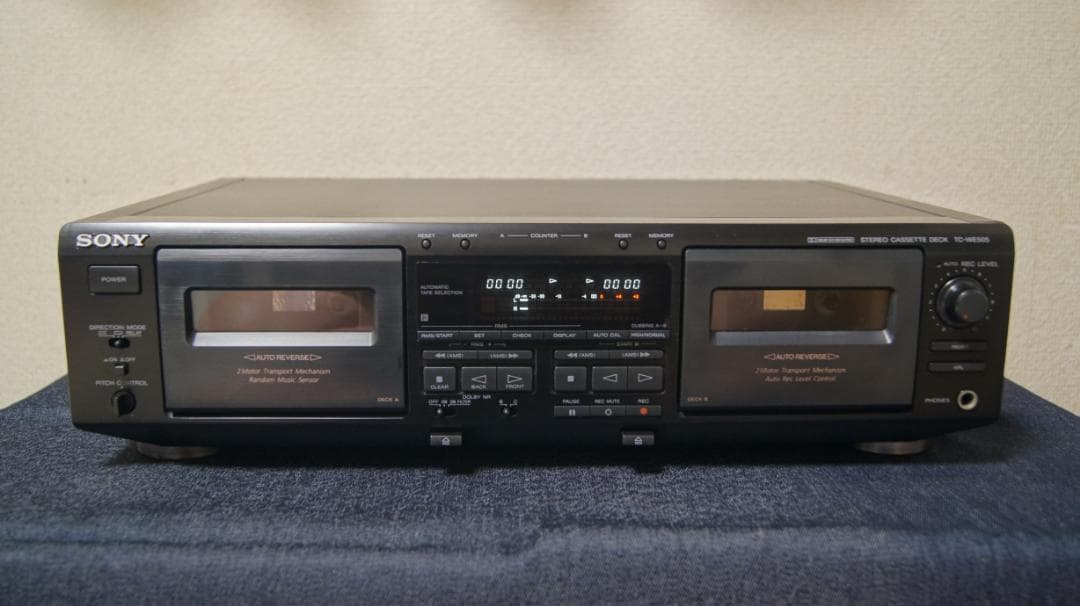 ソニー　カセットデッキ　TC-WE505 整備動作品