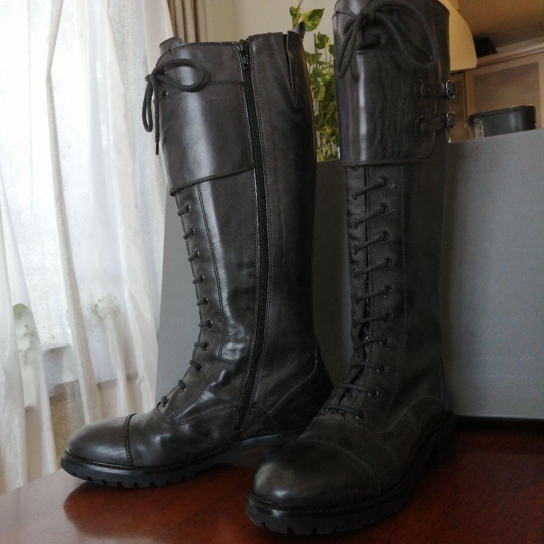 FXA Ferrira本皮 ロングブーツ23.5〜24(37)サイズ中古
