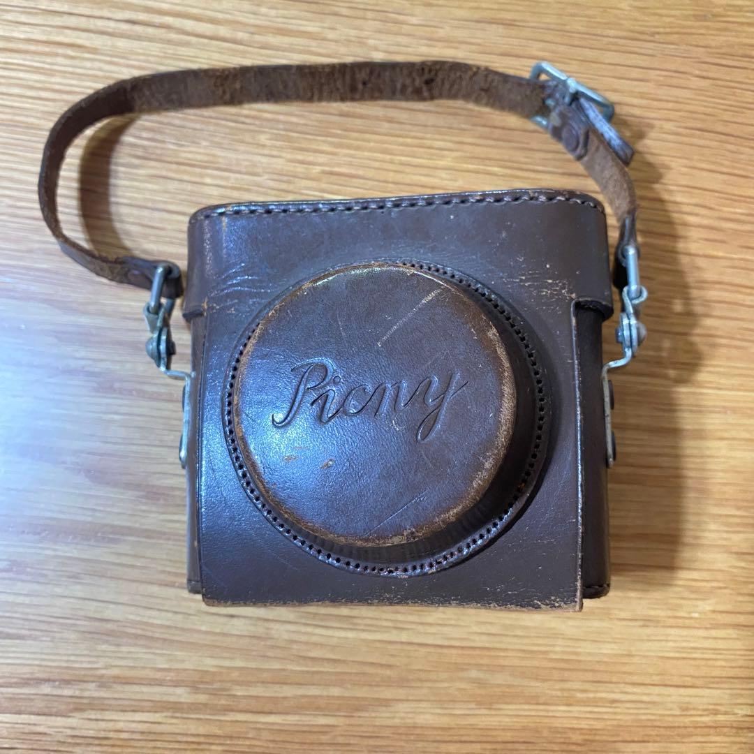 希少！宮川製作所 Picny ピク二ー フィルムカメラ 純正本革ケース付 日本製