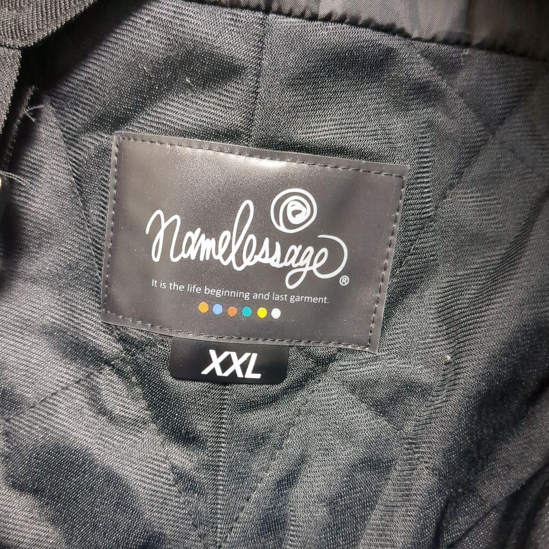 【きれい✨namelessage✨XXL】スノー スノボ ウェア ビブパンツ 黒