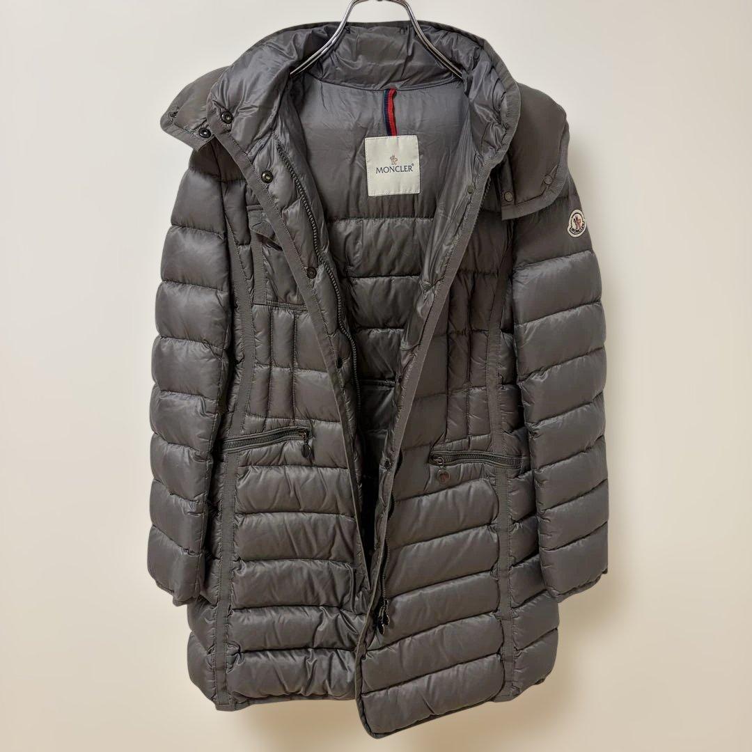 【美品✨】モンクレール　エルミンヌ　グレー　Mサイズ 国内正規品　シリアル認識済