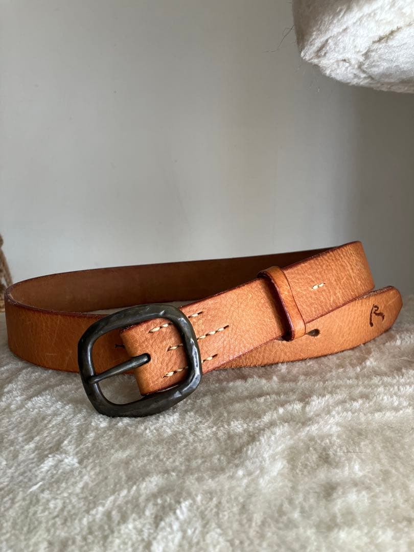 45r ベルト　キャメル　4㎝
