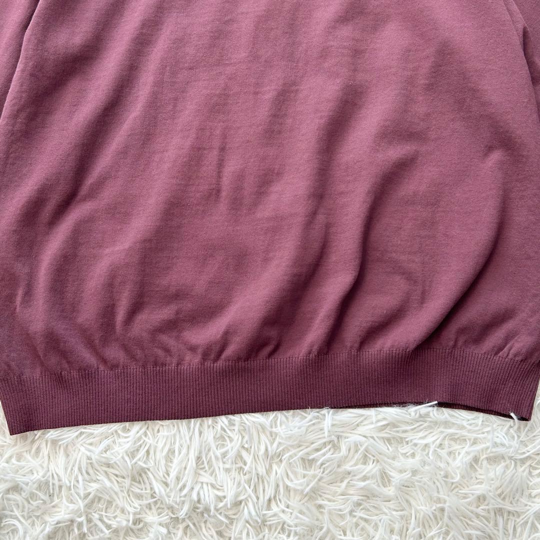 ✨美品✨ エイトン 2025年 ニット コットン100% 洗える クルーネック