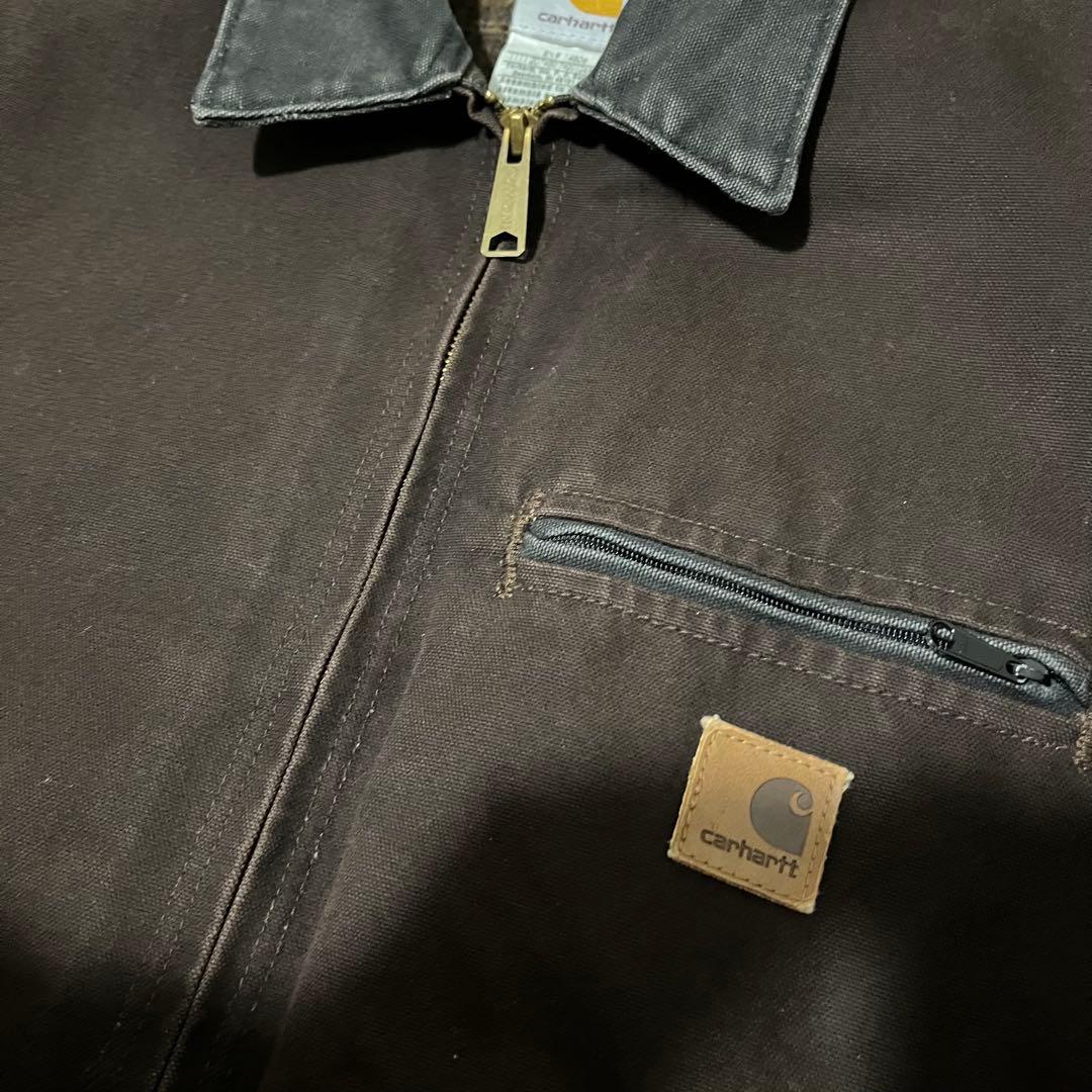 Carhartt カーハート　デトロイトジャケット　ブルゾン　ダック　ブラウン