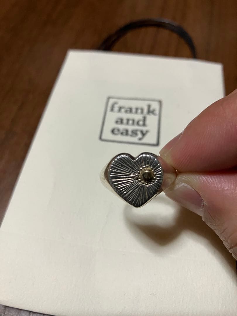 frank and easy ハート型リング