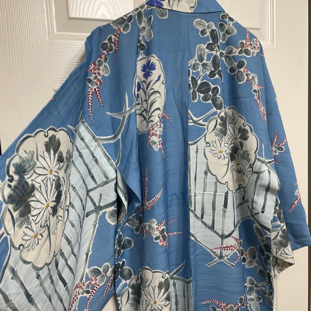 浴衣 さんび レディースMサイズ　クリーニング済み